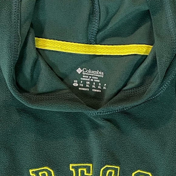 Columbia Oregon Ducks Lightweight Fleece Hoodie Size Large - Picture 4 of 4